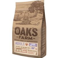 Сухой корм для собак Oak's Farm Беззерновой для взрослых собак малых и миниатюрных пород. Ягненок (6.5 кг)