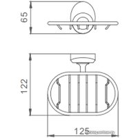Мыльница Ledeme L3302-1