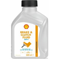 Тормозная жидкость Shell DOT4 ESL 0.5л