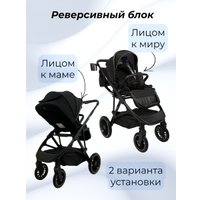 Универсальная коляска Chiccolino Gold (3 в 1, black)