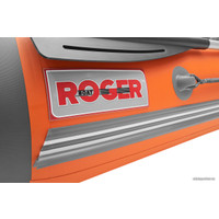 Моторно-гребная лодка Roger Boat Hunter Keel 3500 (малокилевая, оранжевый/графит)