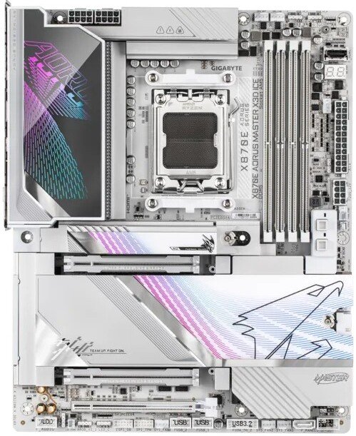 Материнская плата Gigabyte X870E Aorus Master X3D Ice