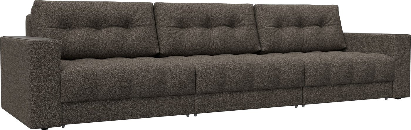 

Диван Лига диванов Лига-049 НПБ Лонг с декором 128448 (велюр Ness 07 коричневый)