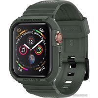 Ремешок Spigen Rugged Armor Pro для Apple Watch (45/44 мм) (темно-зеленый)