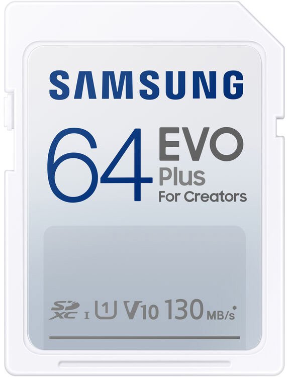 

Карта памяти Samsung EVO Plus 2021 SDXC 64GB