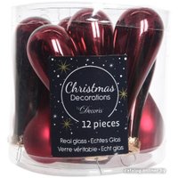 Елочная игрушка Decoris Капли 011043 (12шт)