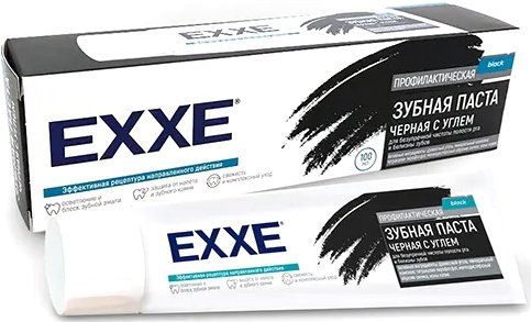 

Зубная паста Exxe Черная с углем 100 мл