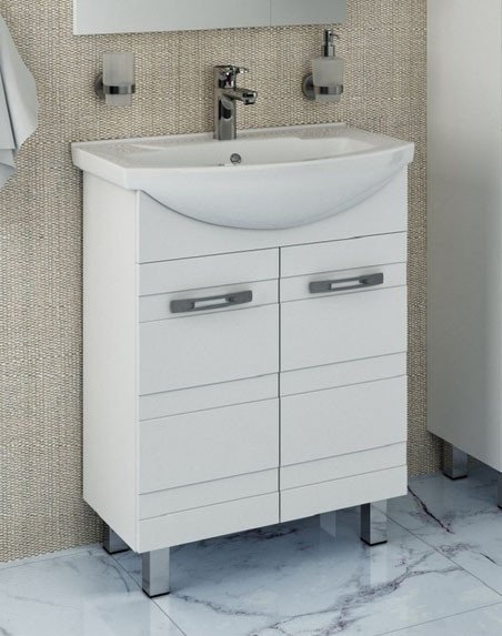 

Runo Тумба под умывальник Турин 65 (напольная)