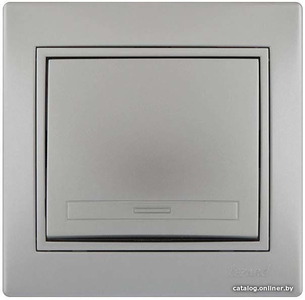 Выключатель Lezard Mira 701-1010-100 (серый металлик)