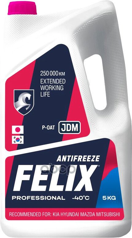 

Антифриз Felix JDM Pink -40 430206402 5 кг