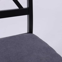 Стул DREWMIX Nilo 10 (графит 2B/черный)