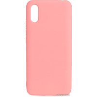 Чехол для телефона Case Cheap Liquid для Redmi 9А (светло-розовый)