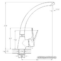 Смеситель G.Lauf ZOP4-B045KT (бронзовый)