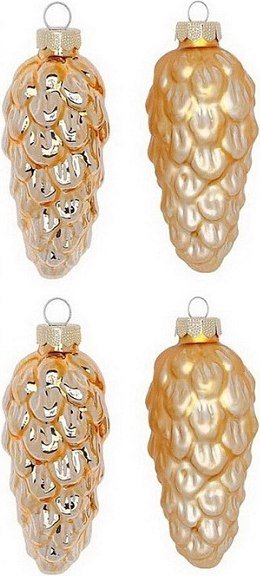 

Елочная игрушка Inge's Christmas Classic Gold. Шишки 12004P022 (4шт, золото)