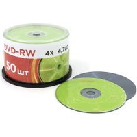 DVD-RW диск Mirex 4.7Gb 4x UL130032A4B (50 шт.)