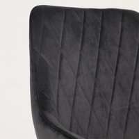 Стул AksHome Pablo (черный велюр HLR-66/черный)