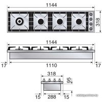 Варочная панель ILVE HP1230DN