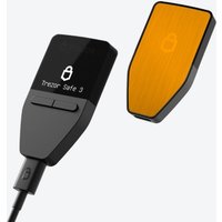 Аппаратный криптокошелек Trezor Safe 3 Bitcoin-only (оранжевый)