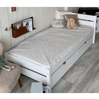 Кровать Kinderwood Лотос-2 160х80 (белый)