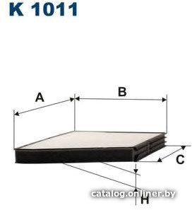 Салонный фильтр Filtron K1011