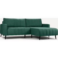 Угловой диван Divan Маркфул Velvet Emerald 184543 (зеленый)