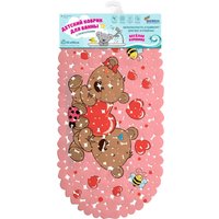 Коврик для купания Вилина Веселое купание. Мишки сердечки 7071