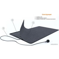 Коврик-обогреватель Теплолюкс 80x50 см