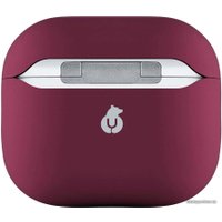 Чехол uBear Touch Case (для AirPods 3, бордовый)