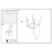 Стул Mio Tesoro Джия DC-060KD (светло-серый/белый)