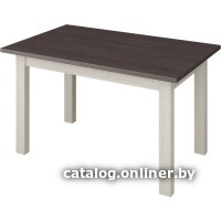 Кухонный стол Senira Кастусь 120-160x75 (венге/белый)
