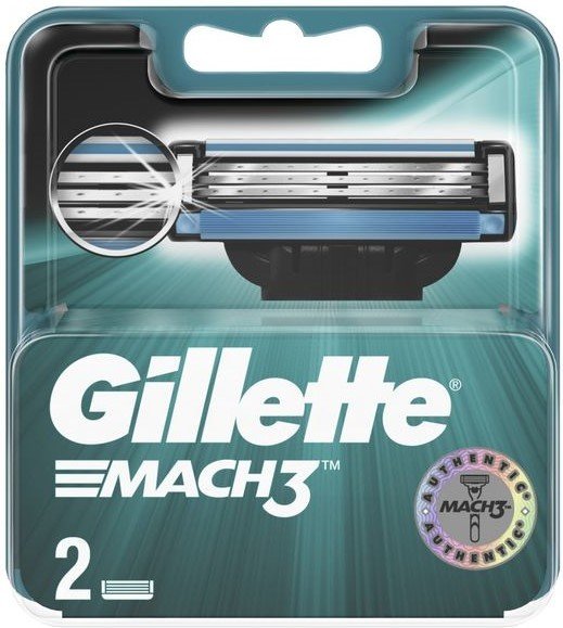 

Сменные кассеты для бритья Gillette Mach3 (2 шт) 3014260251970