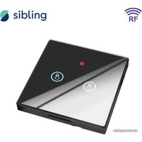 Выключатель Sibling Powerlight-SM2B 2-канальный сенсорный