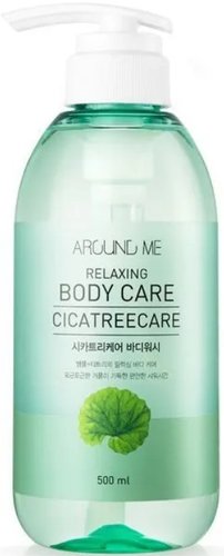 Welcos Гель для душа Around Me Cicatree Care Body Wash с центеллой и чайным деревом 500 мл