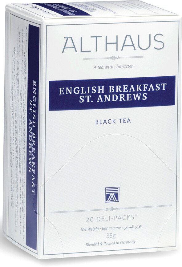 

Черный чай Althaus Deli Packs English Breakfast St. Andrews 20 шт