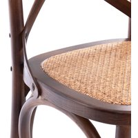 Стул Secret De Maison Cross Chair mod. CB2001 (тёмный орех)