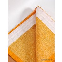 Комплект штор Loon Флэкслин на ленте 1.35x1.7 м (желтый, 2 шт)