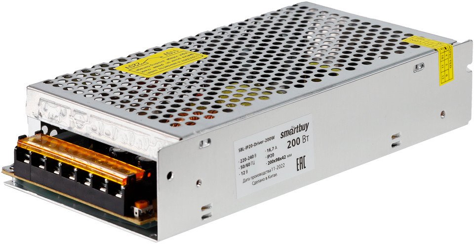 Светодиодный драйвер SmartBuy SBL-IP20-Driver-200W