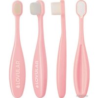 Зубная щетка Lovular baby tooth brush 4+ (розовый)