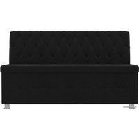 Диван Mebelico Вента (велюр, черный)