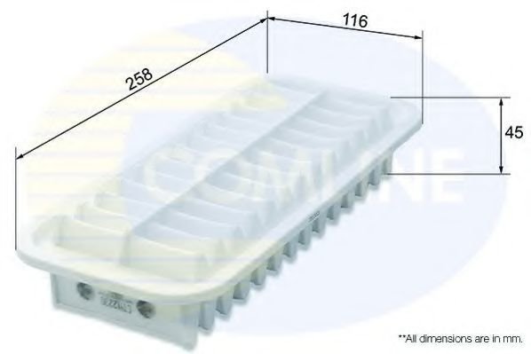 

Воздушный фильтр Comline CTY12230