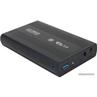 Бокс для накопителей 3.5" USBTOP SATA – USB3.0 (черный, с блоком питания)