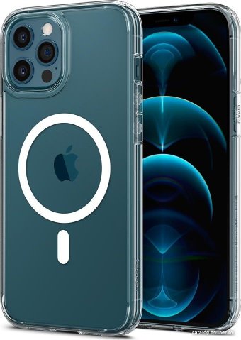 Чехол для телефона Spigen Ultra Hybrid Mag (MagFit) для iPhone 12/12 Pro ACS02625 (белый)