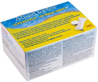 Химия для бассейна Aquadoctor Флокулянт в картушках 1кг