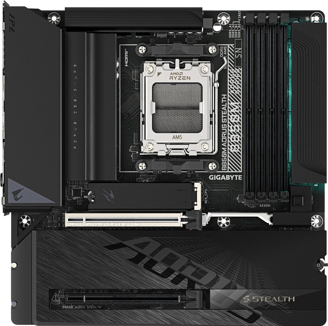 Материнская плата Gigabyte B850M Aorus Stealth (rev. 1.0)