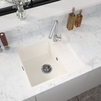 Кухонная мойка ZorG Apollo 58 (белый камень)