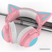 Наушники QUMO Party Cat Mini (розовый)