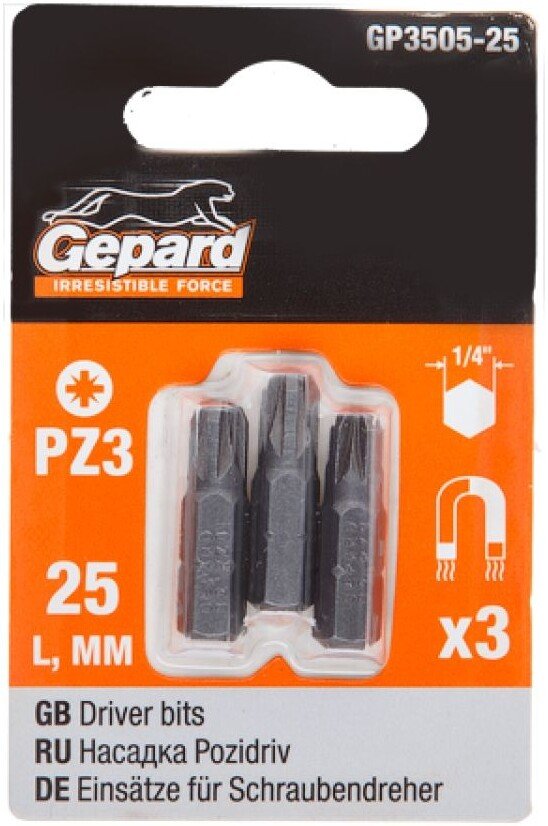 Набор бит Gepard GP3505-25