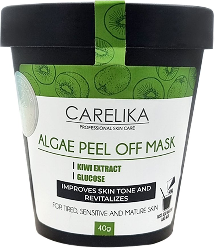 

Carelika Маска для лица альгинатная Algae Peel Off Mask Kiwi Extract Glucose (40 г)
