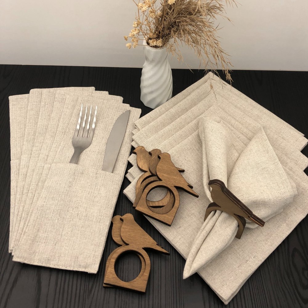 

Набор различных предметов ОМурМебель Птичка (6шт, серый)