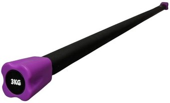 Бодибар Atlas Sport 3 кг (черный/фиолетовый)